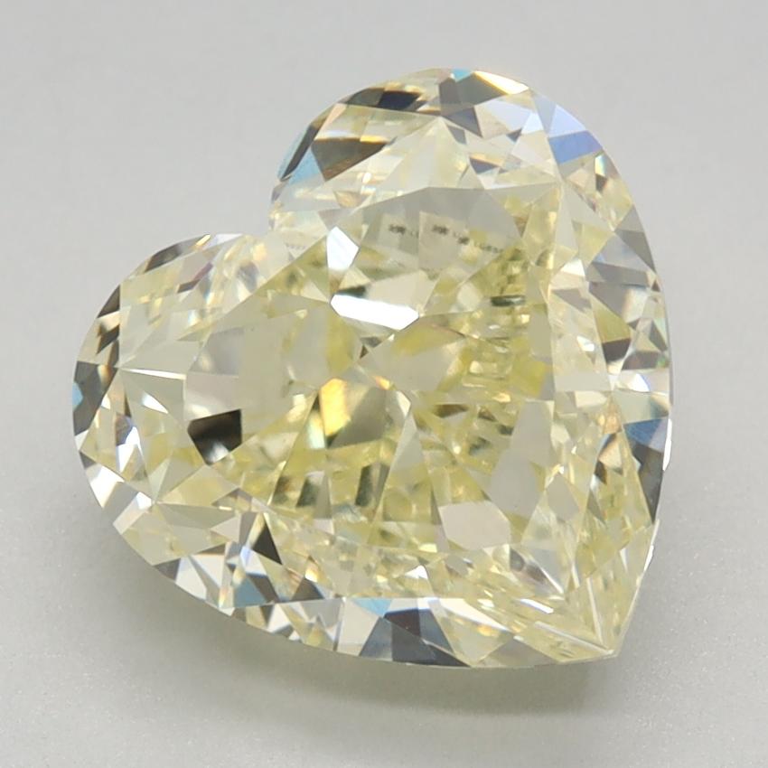 3.15 Ct. Fancy Yellow Heart Lab Grown Diamond
