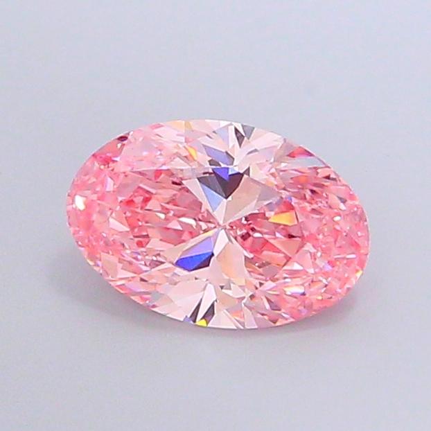 2.01 Ct. Fancy Vivid Pink Oval Lab Grown Diamond