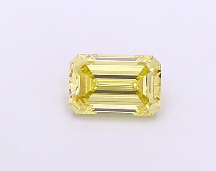 1.07 Ct. Fancy Yellow Emerald Lab Grown Diamond