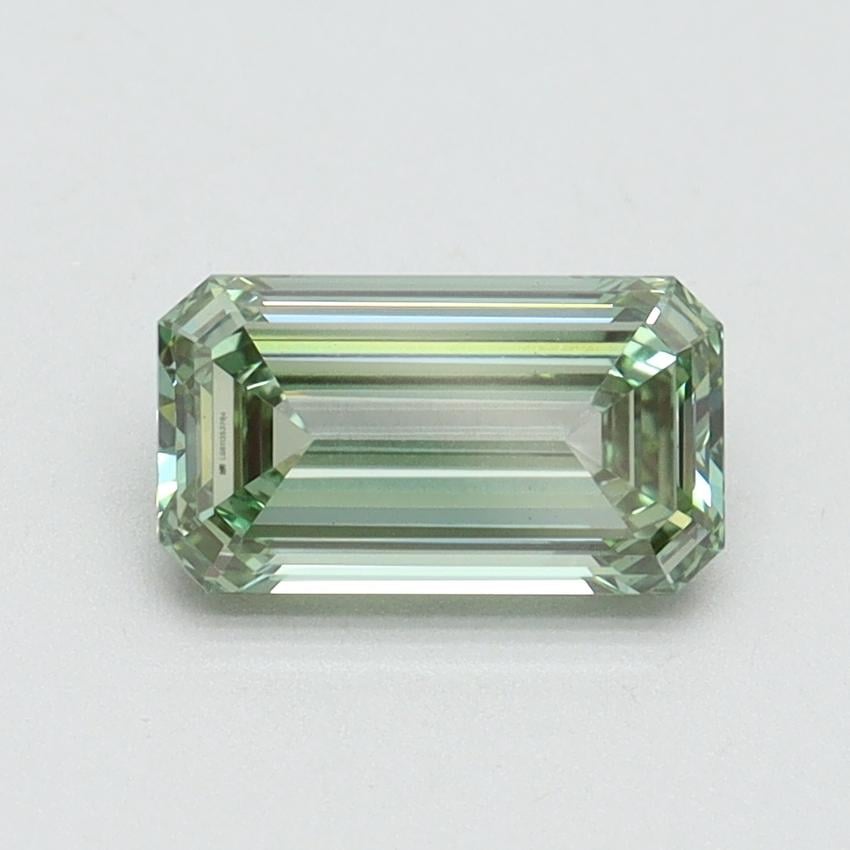 1.05 Ct. Fancy Intense Pacific Green Emerald Lab Grown Diamond