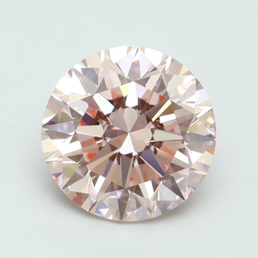 2.72 Ct. Fancy Intense Pink Round Lab Grown Diamond
