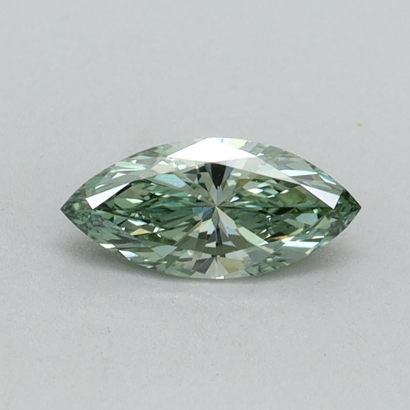 0.32 Ct. Fancy Vivid Pacific Green Marquise Lab Grown Diamond