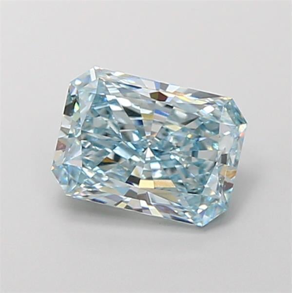 2.10 Ct. Fancy Vivid  Blue Radiant Lab Grown Diamond