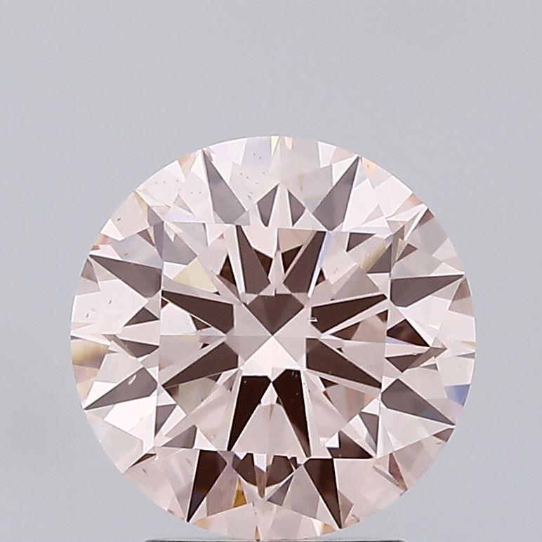 2.49 Ct. Fancy Intense Pink Round Lab Grown Diamond