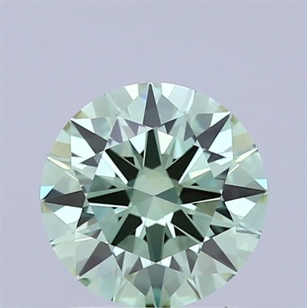 1.50 Ct. Fancy Vivid Green Round Lab Grown Diamond