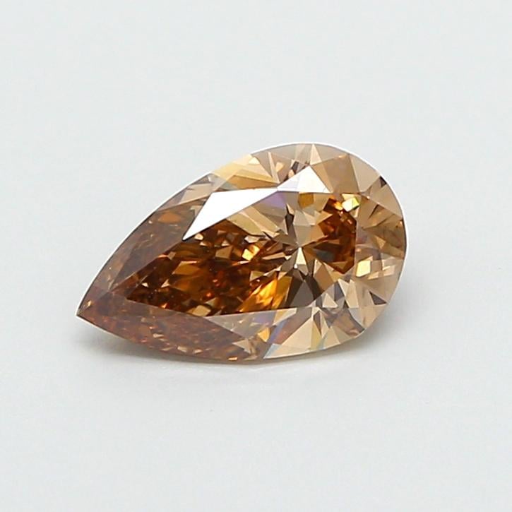 1.02 Ct. Fancy Light  Brown Pear Lab Grown Diamond