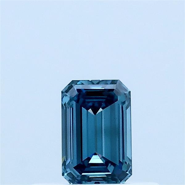 0.34 Ct. Fancy Blue Emerald Lab Grown Diamond