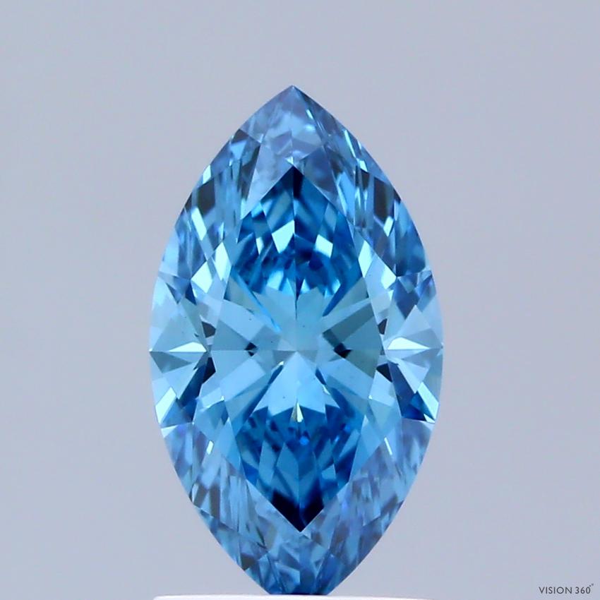 1.01 Ct. Fancy Blue Marquise Lab Grown Diamond