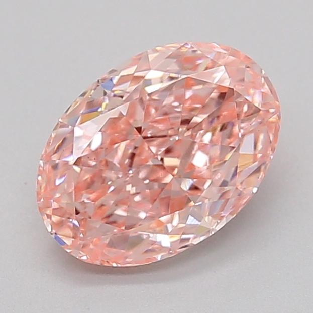 1.15 Ct. Fancy Vivid  Pink Oval Lab Grown Diamond