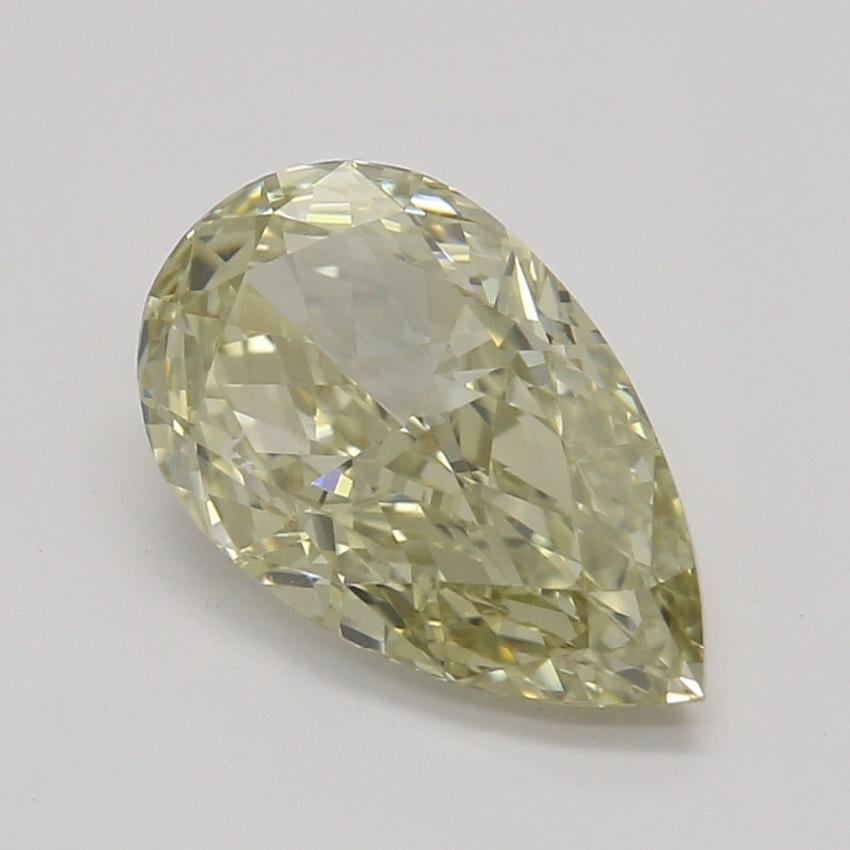 1.03 Ct. Fancy Brownish Greenish Yellow Pear Diamond