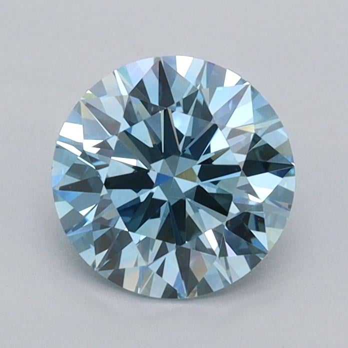 1.00 Ct. Fancy Vivid  Blue Round Lab Grown Diamond