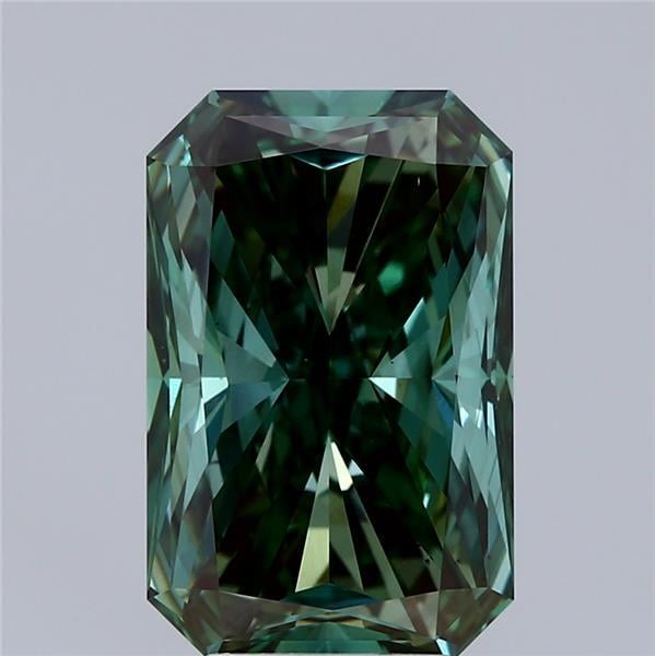 5.05 Ct. Fancy Vivid Green Radiant Lab Grown Diamond
