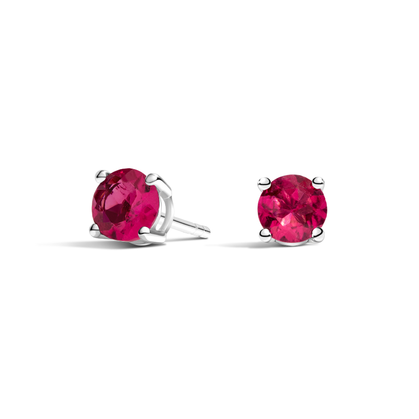 Pink Tourmaline Stud Earrings - Brilliant Earth