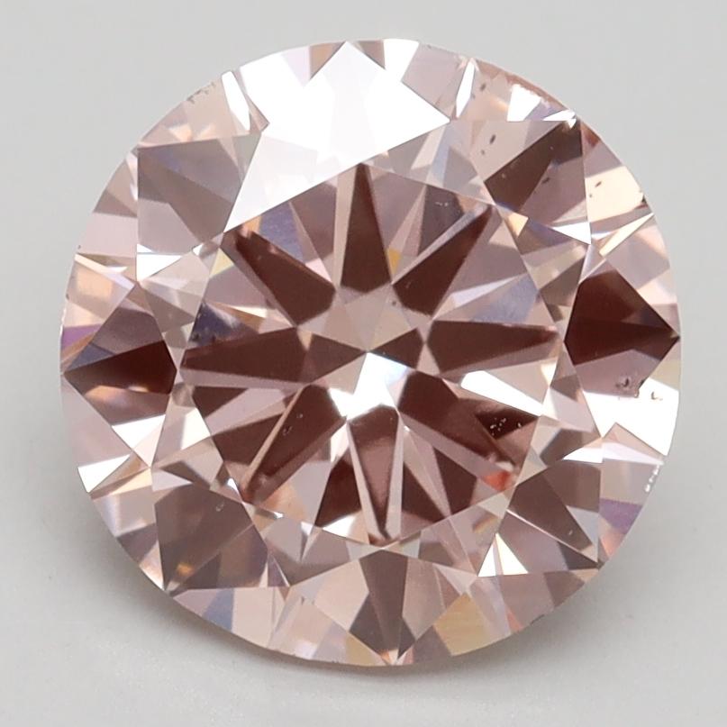 3.00 Ct. Fancy Intense Pink Round Lab Grown Diamond