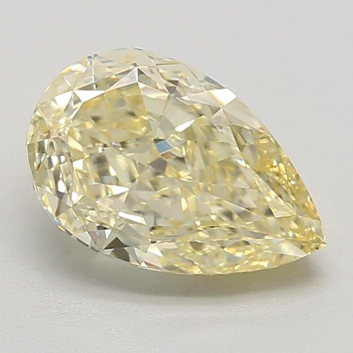 1.21 Ct. Fancy Intense Yellow Pear Lab Grown Diamond