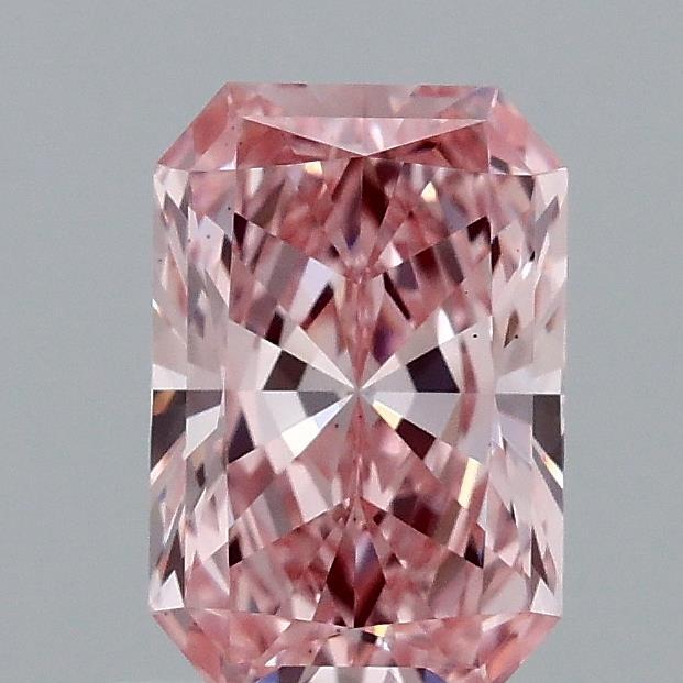 1.14 Ct. Fancy Vivid Pink Radiant Lab Grown Diamond