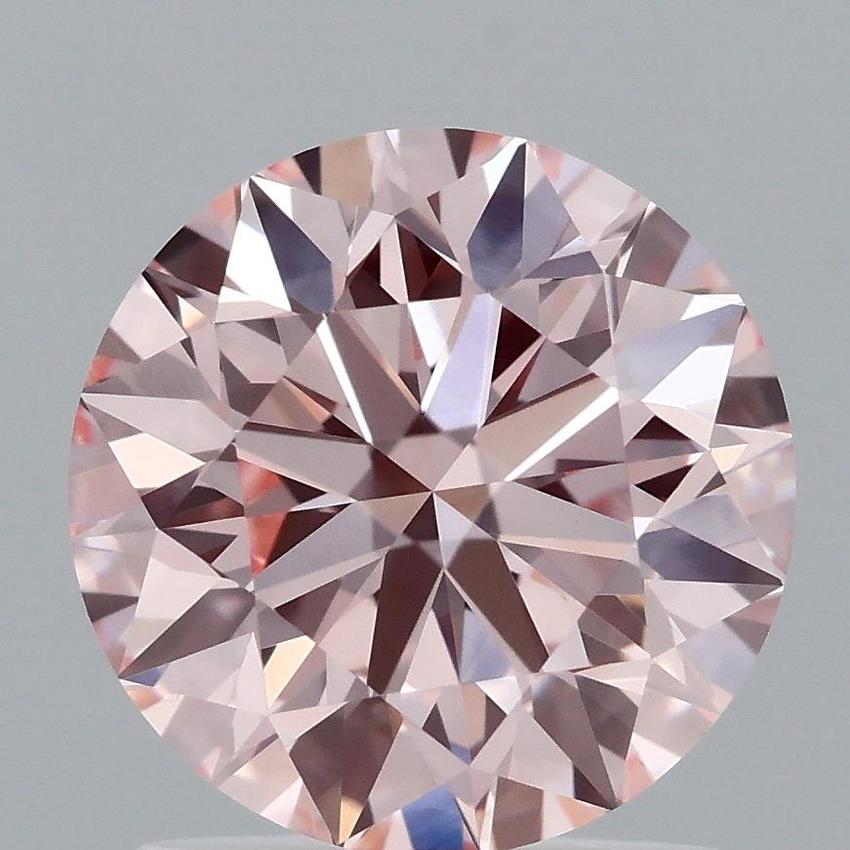 1.52 Ct. Fancy Intense Pink Round Lab Grown Diamond