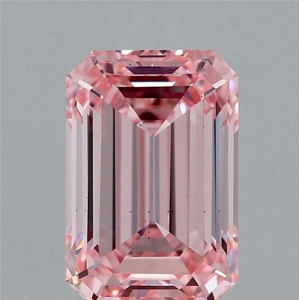 2.06 Ct. Fancy Vivid Pink Emerald Lab Grown Diamond