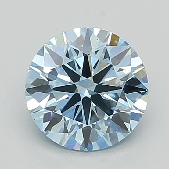 1.49 Ct. Fancy Intense  Blue Round Lab Grown Diamond