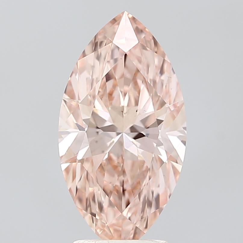 2.99 Ct. Fancy Vivid Pink Marquise Lab Grown Diamond