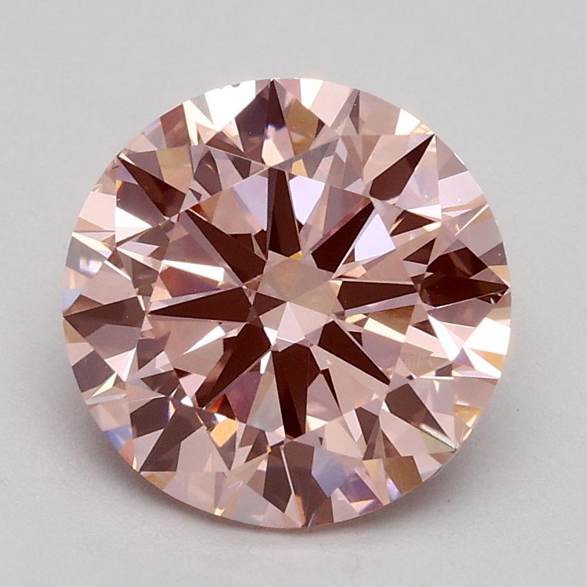 1.80 Ct. Fancy Intense Pink Round Lab Grown Diamond