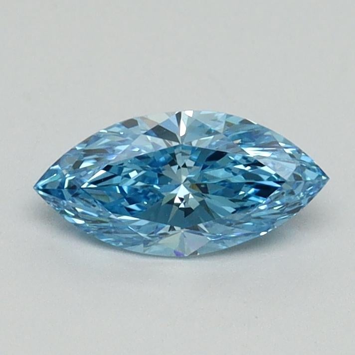 0.50 Ct. Fancy Vivid Blue Marquise Lab Grown Diamond