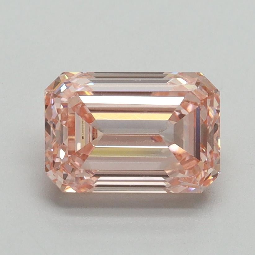 1.55 Ct. Fancy Intense Pink Emerald Lab Grown Diamond