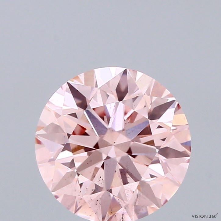 1.99 Ct. Fancy Intense Pink Round Lab Grown Diamond