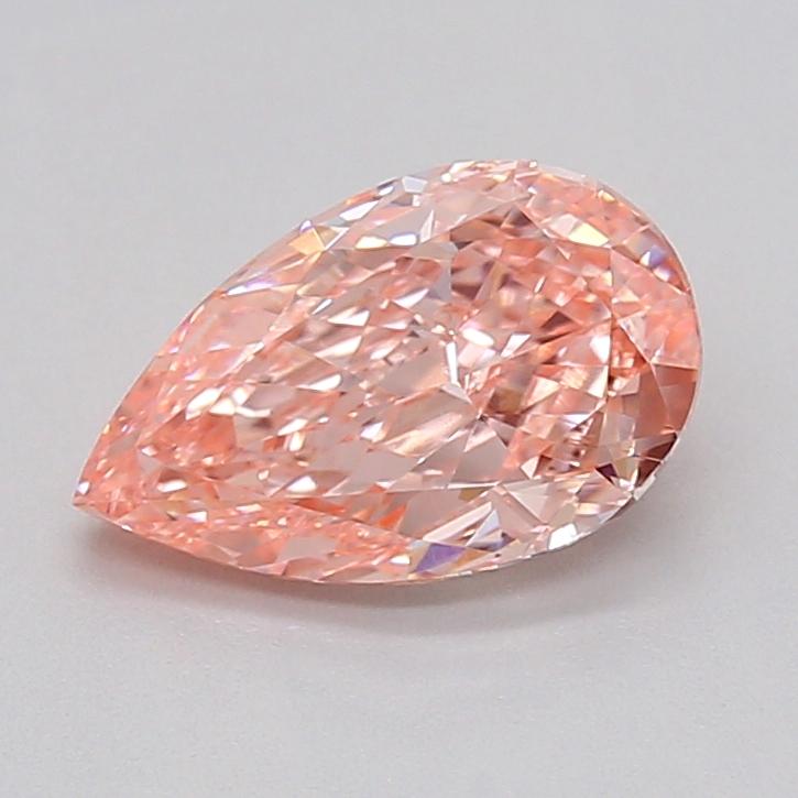 1.16 Ct. Fancy Vivid  Pink Pear Lab Grown Diamond
