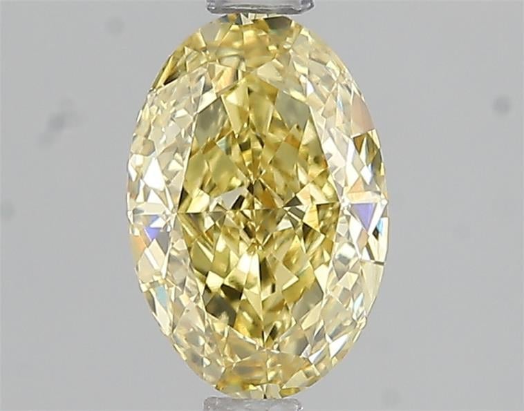 1.50 Ct. Fancy Intense Yellow Oval Lab Grown Diamond