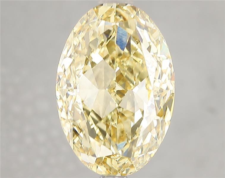 5.01 Ct. Fancy Intense Yellow Oval Lab Grown Diamond
