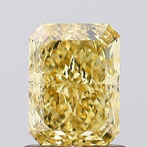 1.01 Ct. Fancy Vivid Yellow Radiant Lab Grown Diamond