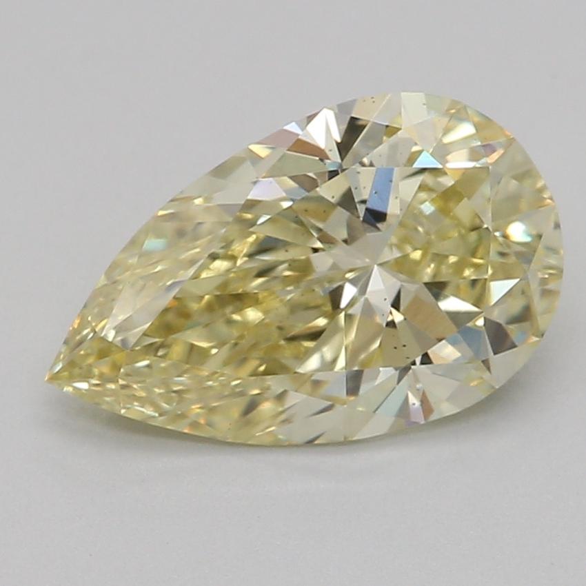 1.04 Ct. Fancy Intense Yellow Pear Lab Grown Diamond