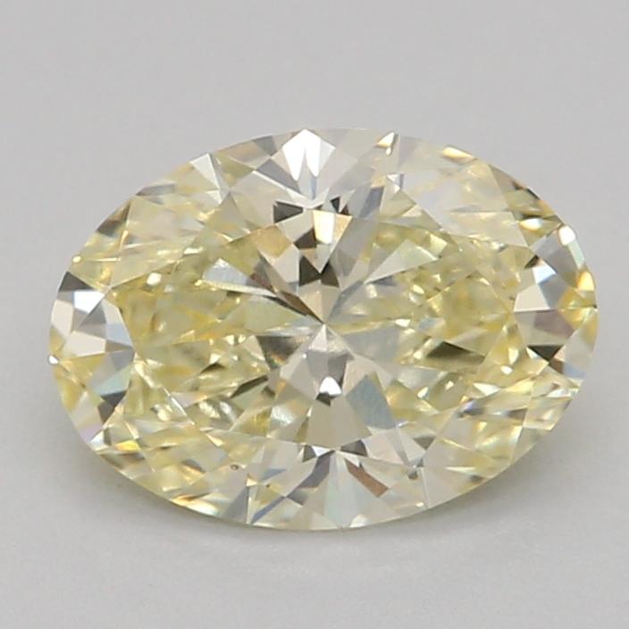 0.71 Ct. Fancy Yellow Oval Lab Grown Diamond