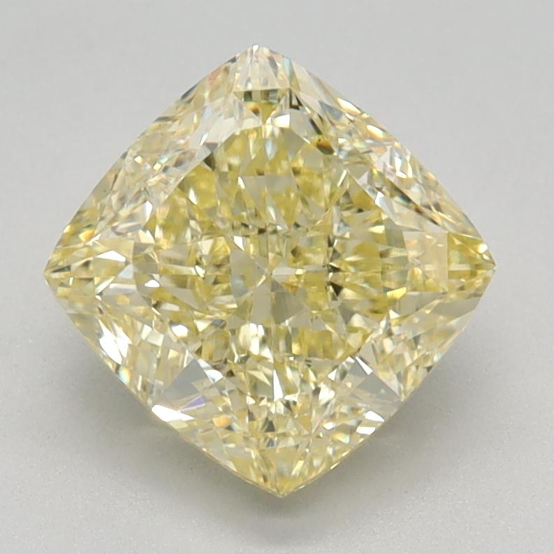 1.77 Ct. Fancy Intense Yellow Cushion Lab Grown Diamond