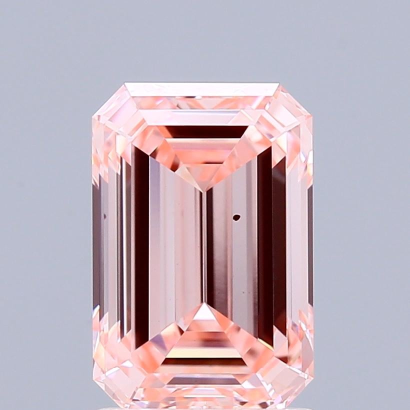 1.73 Ct. Fancy Intense Pink Emerald Lab Grown Diamond