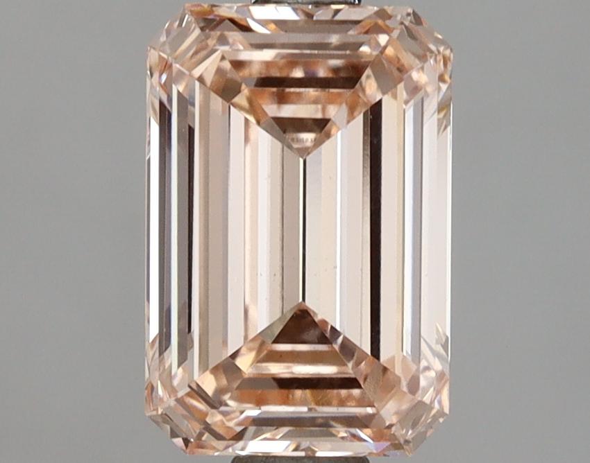 2.02 Ct. Fancy Orangy Pink Emerald Lab Grown Diamond
