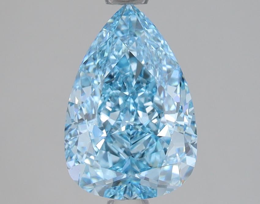 2.08 Ct. Fancy Vivid Blue Pear Lab Grown Diamond