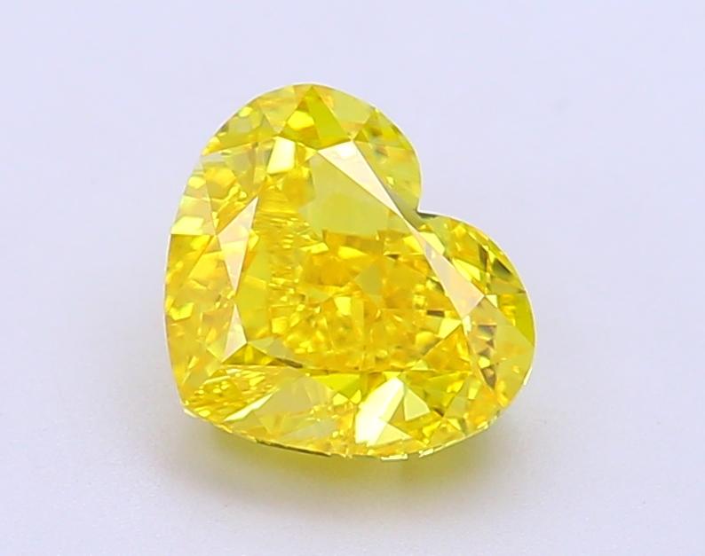 1.99 Ct. Fancy Vivid  Yellow Heart Lab Grown Diamond
