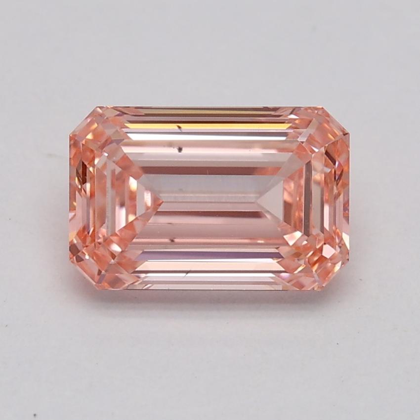 1.12 Ct. Fancy Intense Pink Emerald Lab Grown Diamond