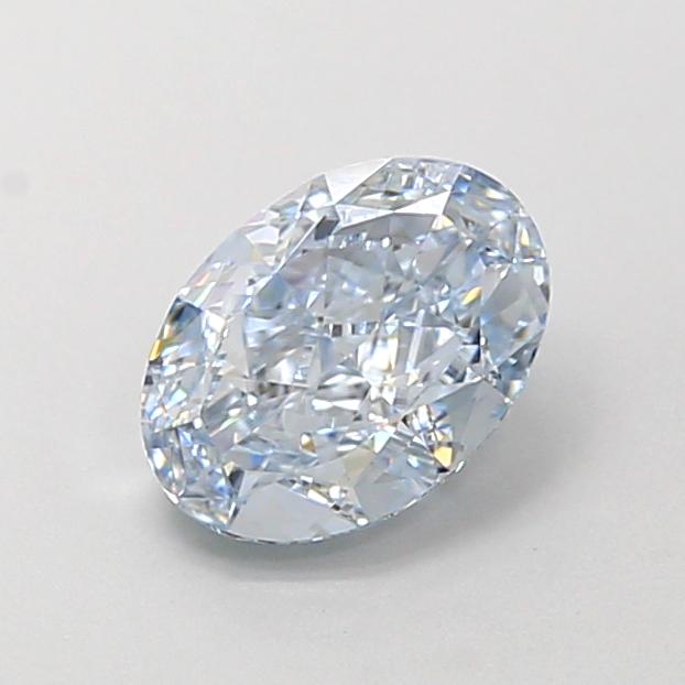 1.15 Ct. Fancy Intense  Blue Oval Lab Grown Diamond
