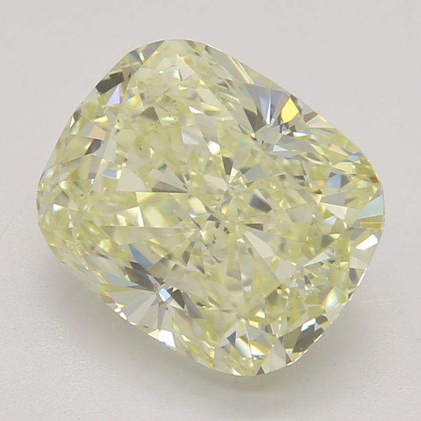 2.02 Ct. Fancy Light Yellow Cushion Diamond