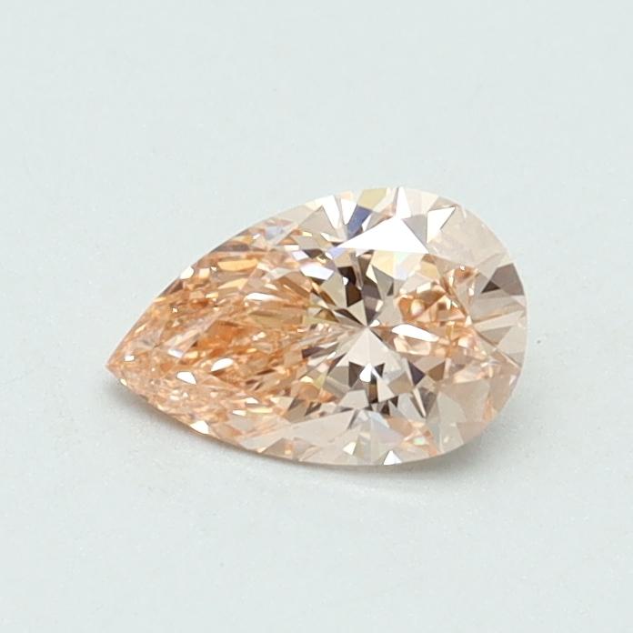 0.40 Ct. Fancy Orangy Pink Pear Lab Grown Diamond