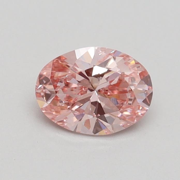 0.50 Ct. Fancy Intense Pink Oval Lab Grown Diamond