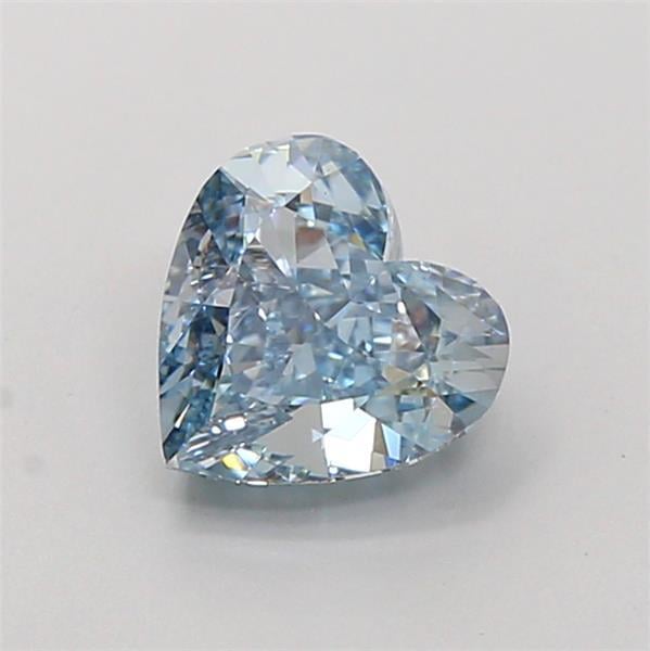 1.37 Ct. Fancy  Blue Heart Lab Grown Diamond
