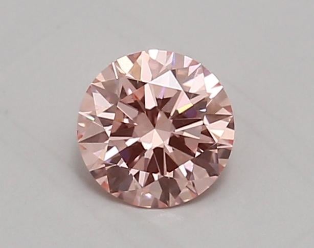 0.80 Ct. Fancy Vivid Pink Round Lab Grown Diamond