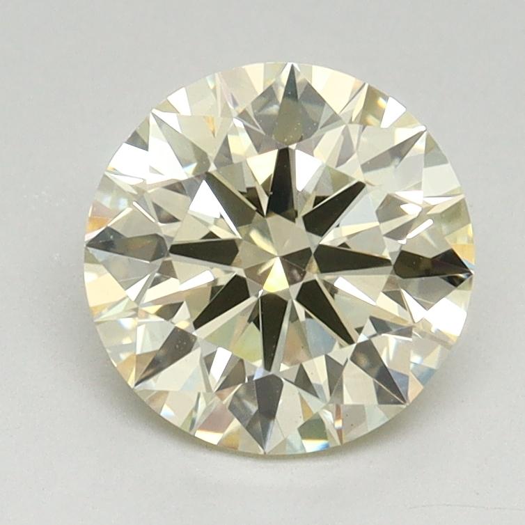 1.55 Ct. Light Yellow Round Lab Grown Diamond
