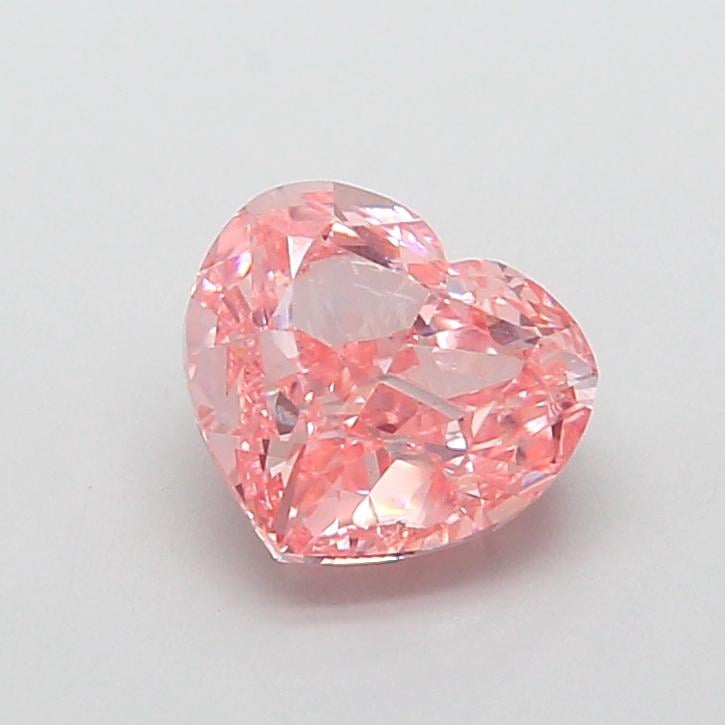 2.00 Ct. Fancy Vivid  Pink Heart Lab Grown Diamond