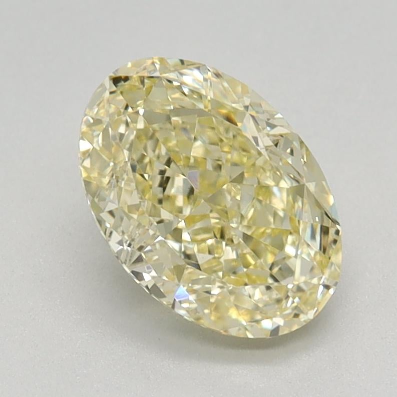 1.21 Ct. Fancy Yellow Oval Lab Grown Diamond
