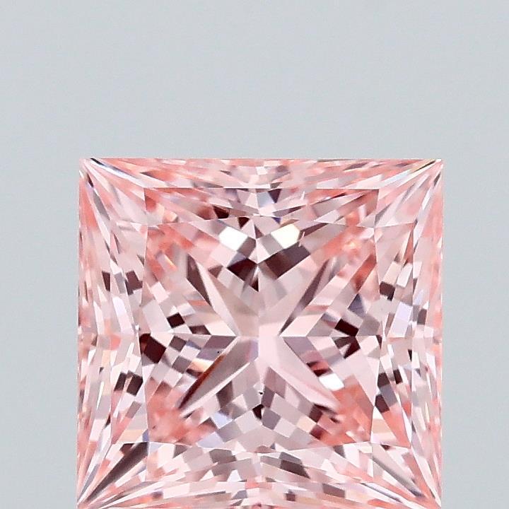 2.04 Ct. Fancy Intense Pink Princess Lab Grown Diamond